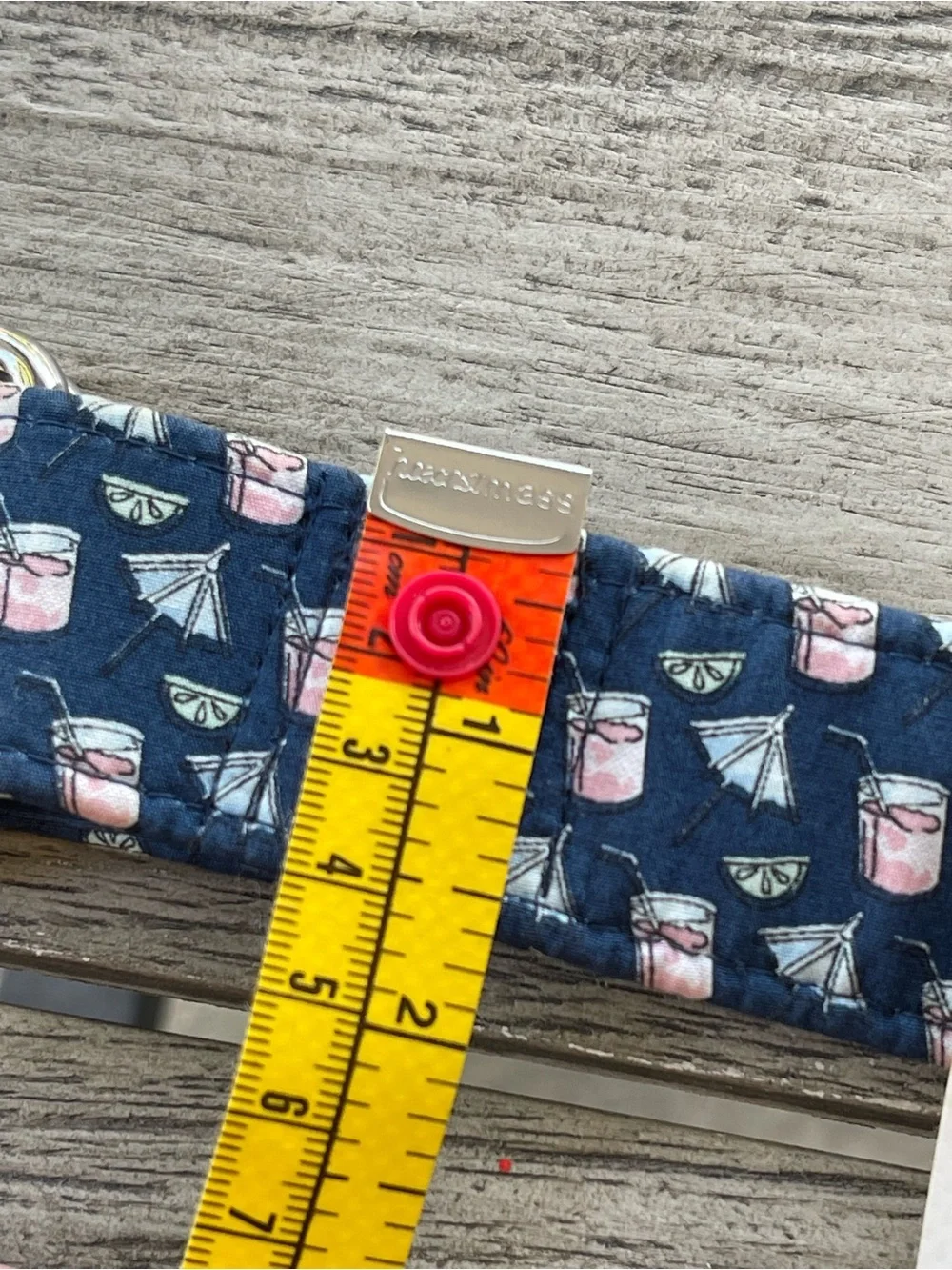 Vineyard Vines Unisex Navy D-Ring Belt Cocktail & Umbrella Print size Large